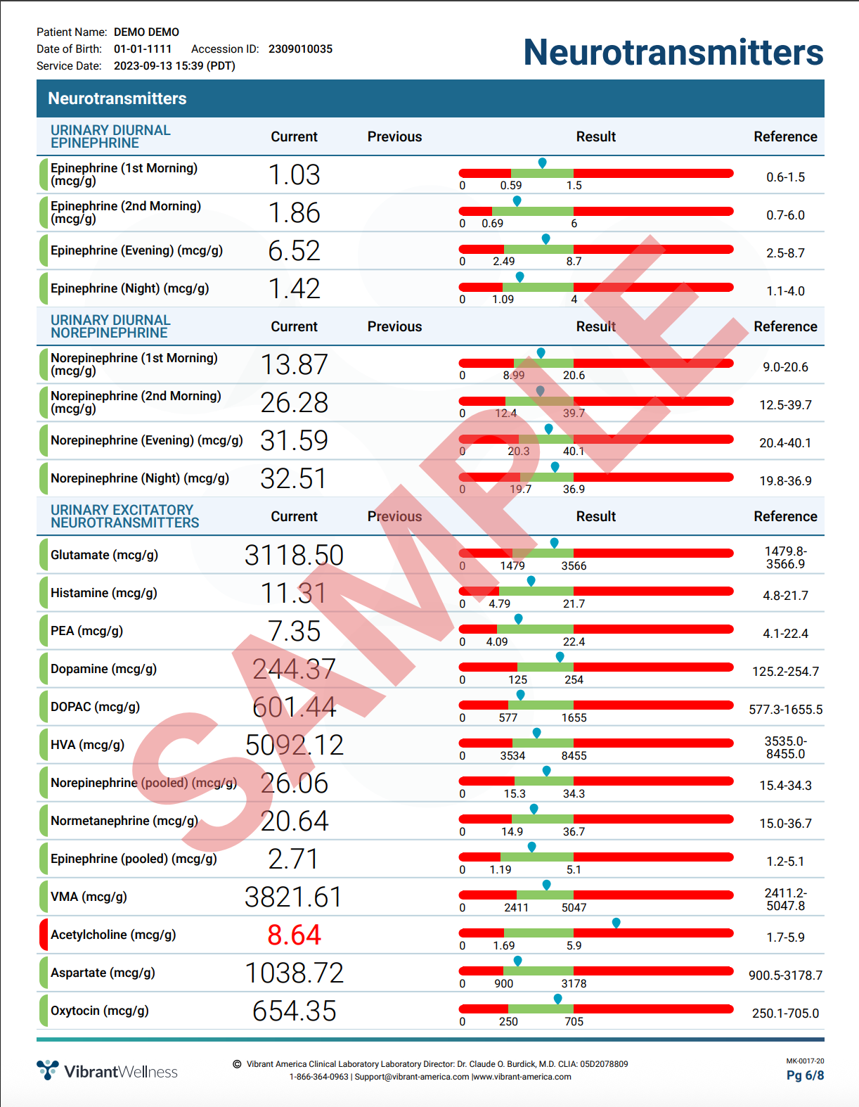 Neurotransmitters Test